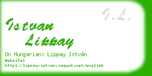 istvan lippay business card